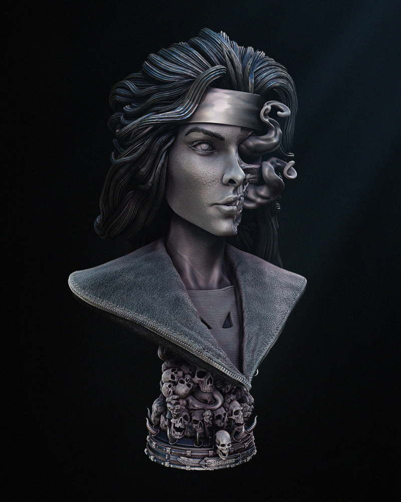 Pestilence - Portrait Bust