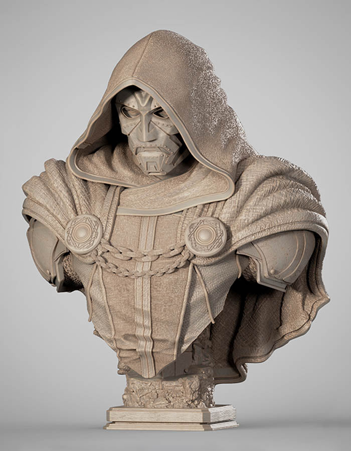 Dr.Doom Horse – Portrait Bust