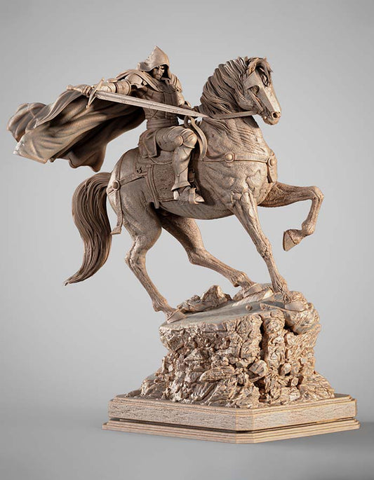 Doctor Doom Horse - Sculpture