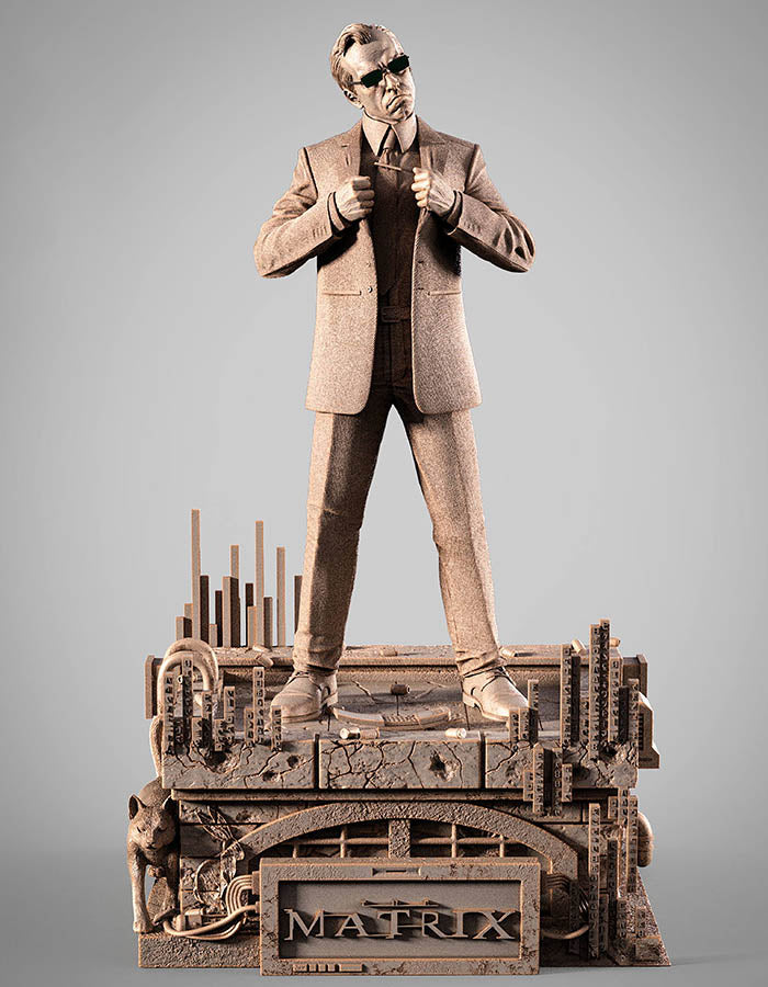 Agent Smith - Sculpture