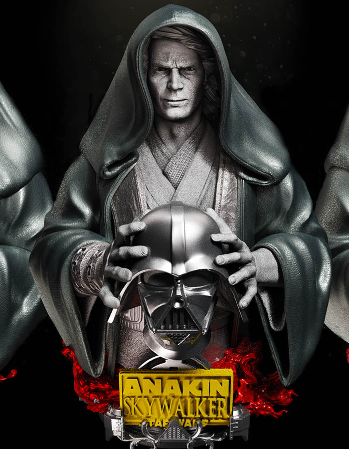 Anakin Skywalker and Vader - Book Holder