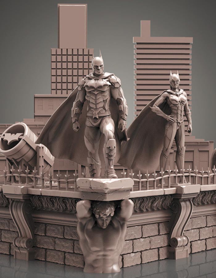 Batman and Catwoman #2 - Diorama