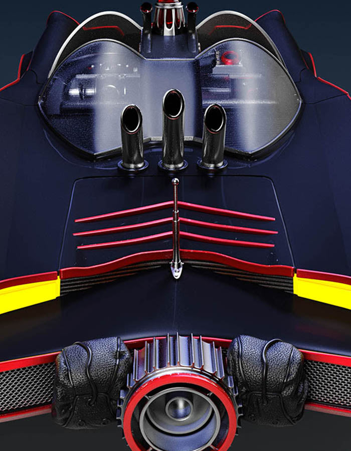 Batmobile - (Adam West) - Vehicle