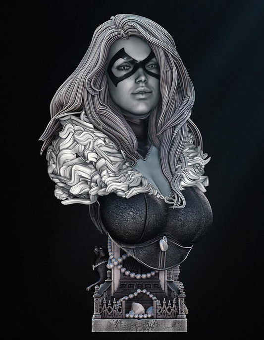 Black Cat - Bust Portrait