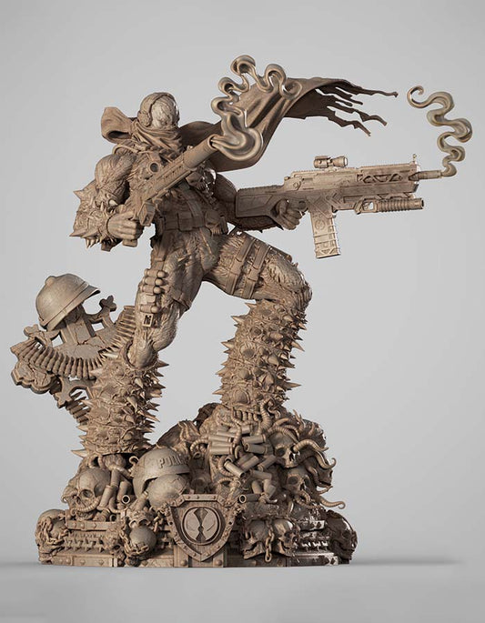 Commando Spawn - Sculpture