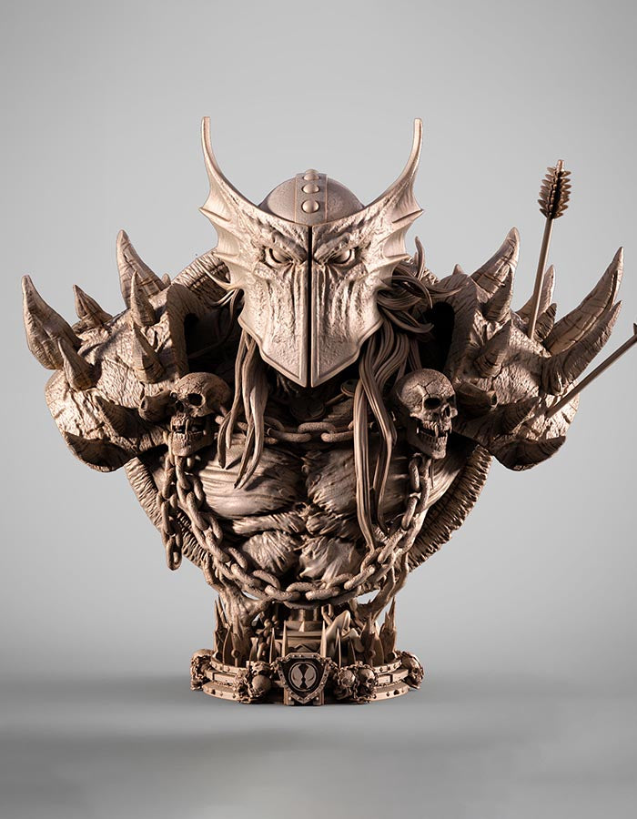 Dark Ages Spawn - Portrait Bust