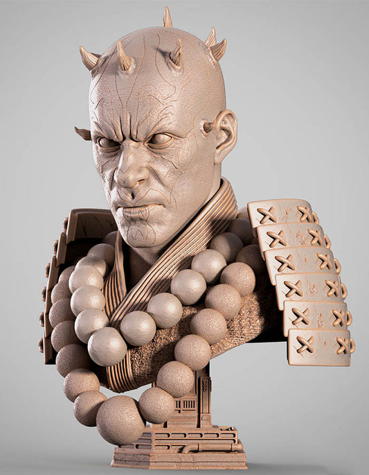Darth Maul Samurai - Portrait Bust