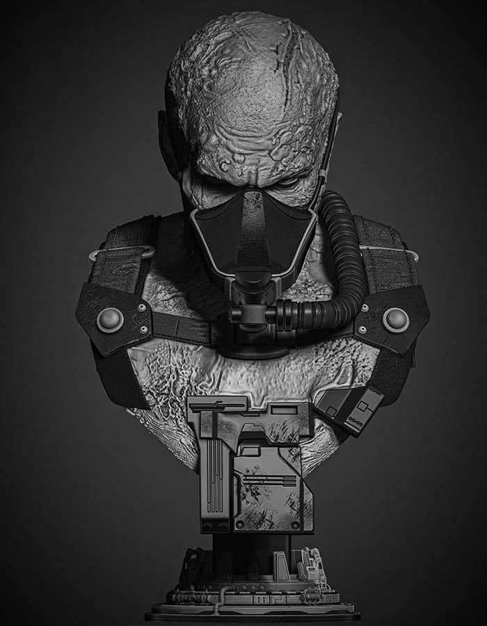 Darth Vader In The Bacta Tank - Portrait Bust