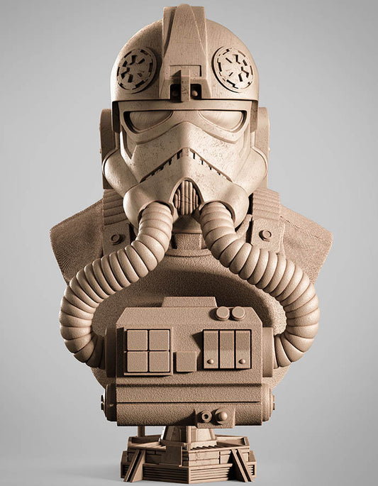 Elite Tie Fighter – Portrait Bust
