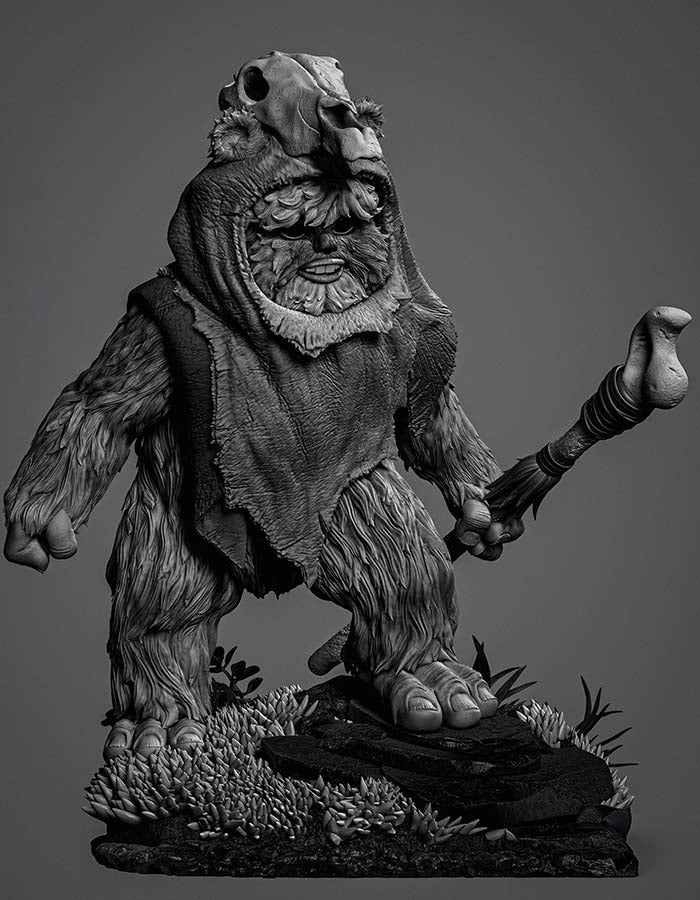 Ewok 2 - Sculpture