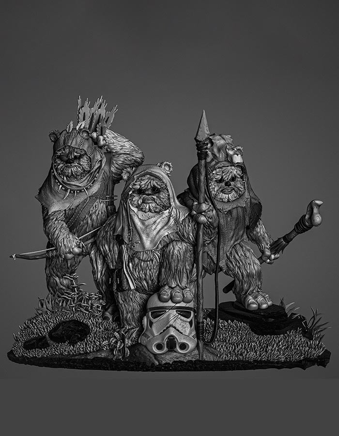 Ewoks - Diorama