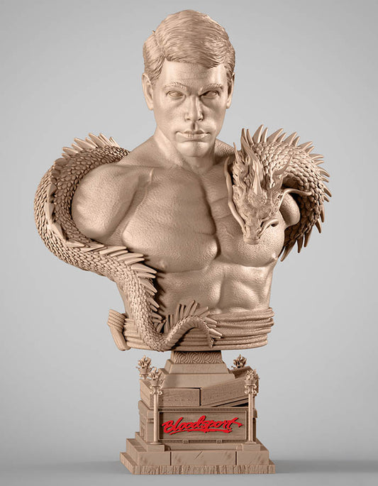 Frank Dux - Portrait Bust