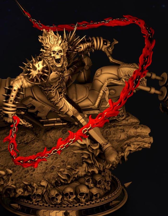 Ghost Rider #2 - Sculpture