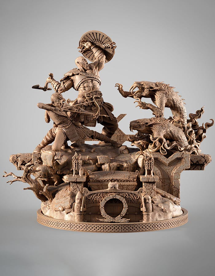 God Of War 4 - Diorama