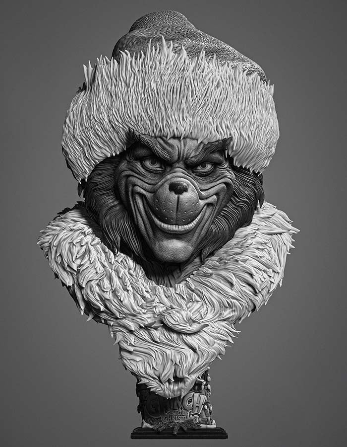 Grinch - Portrait Bust