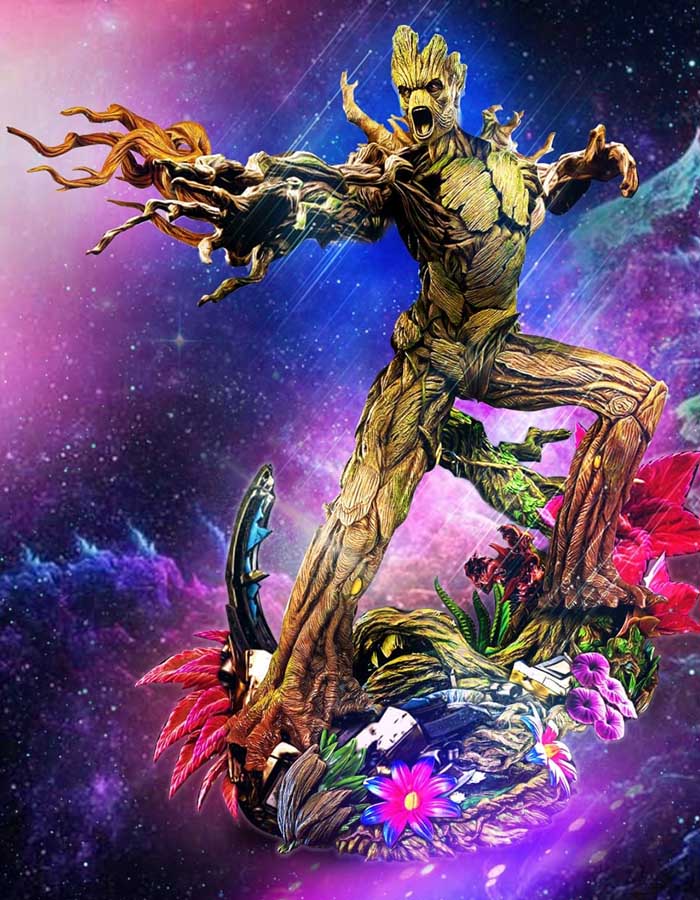 Groot Statue Adult - Sculpture