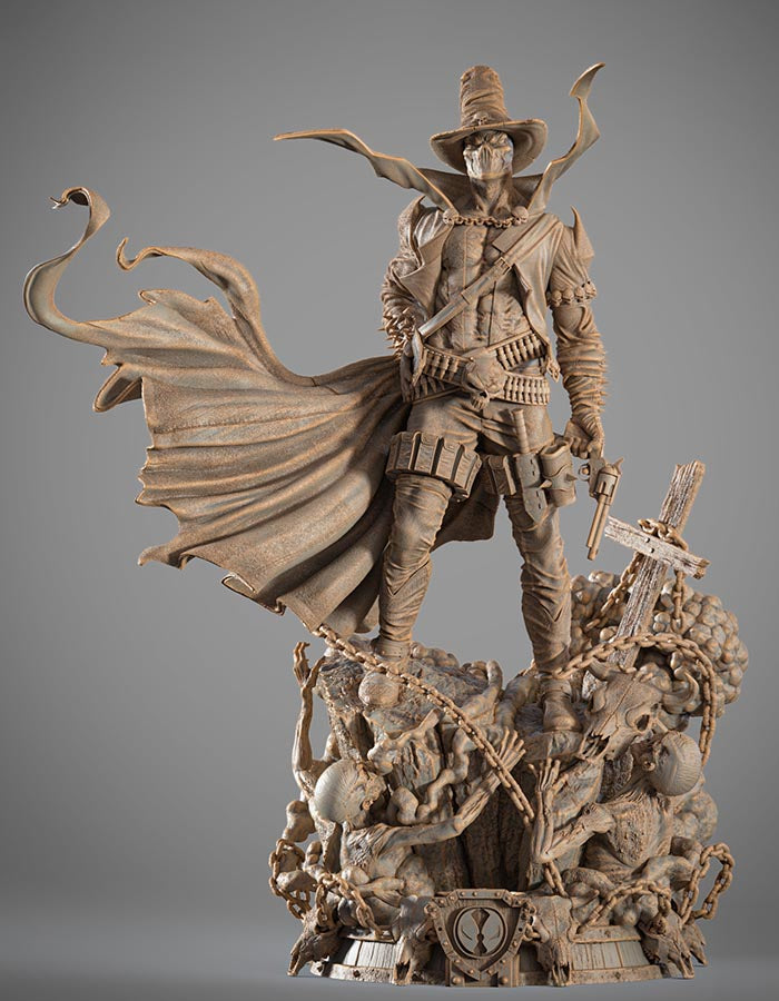 Gunslinger Spawn - Sculpture