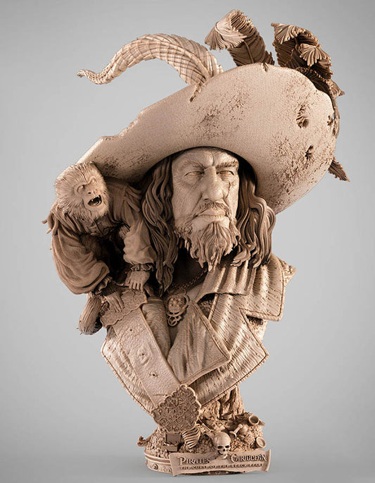 Hector Barbossa – Portrait Bust
