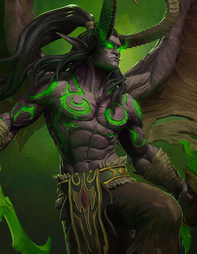 Illidan Stormrage - World of Warcraft - Sculpture