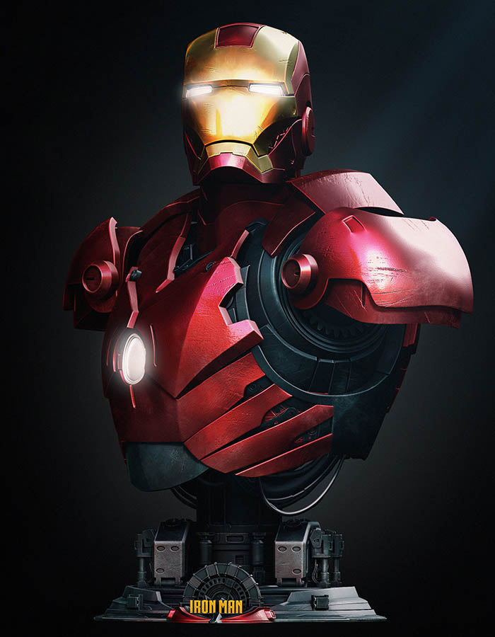 Iron Man Bust - Portrait