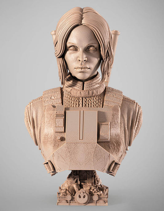 Jyn Erso – Portrait Bust