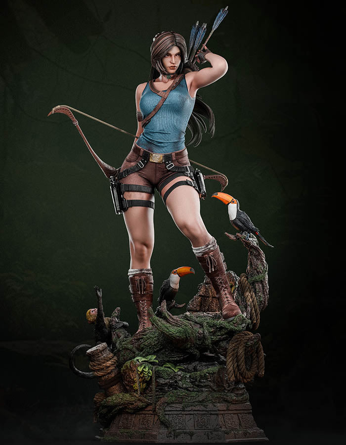 Lara Croft - Sculpture