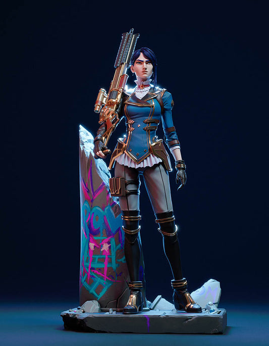 League of Legends - Caitlyn - Sculpture