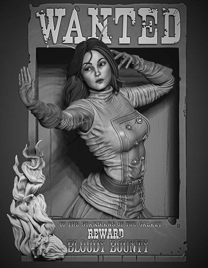 Mantis Comic Version - Poster Bust