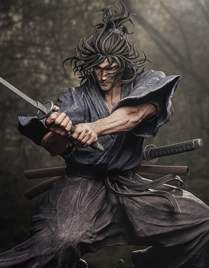 Miyamoto Musashi – Sculpture
