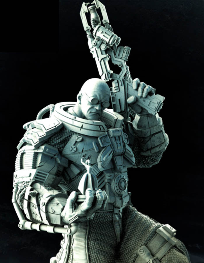 Mr.Freeze - Sculpture