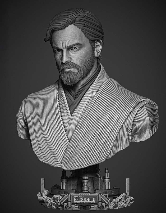 Obi Wan Kenobi - Bust Portrait