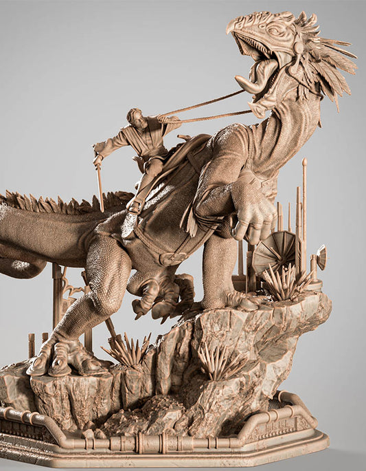 Obi Wan on Boga - Sculpture