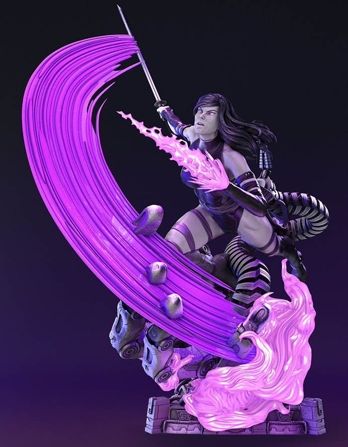 Psylocke - Sculpture