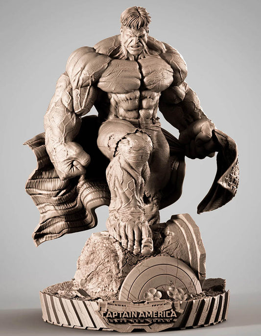 Red Hulk - Sculpture