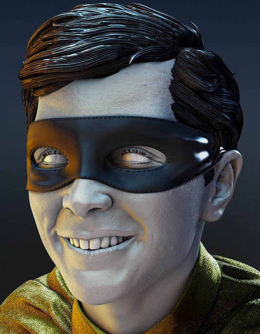 Robin - (Burt Ward) - Sculpture