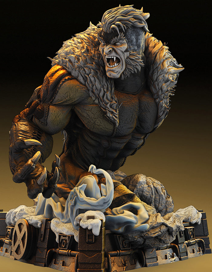 Sabretooth - Sculpture