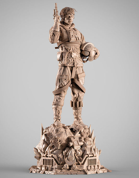 Luke Skywalker Pilot - Sculpture