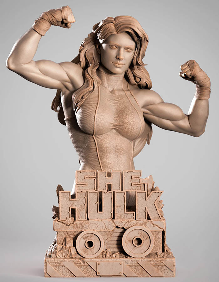 She Hulk - Portrait Bust