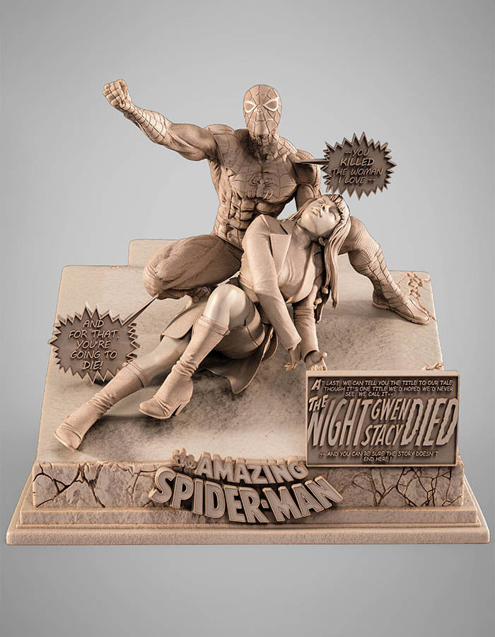 Spiderman and Gwen Stacy – Diorama