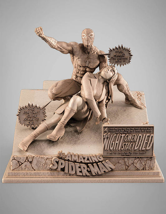 Spiderman and Gwen Stacy – Diorama