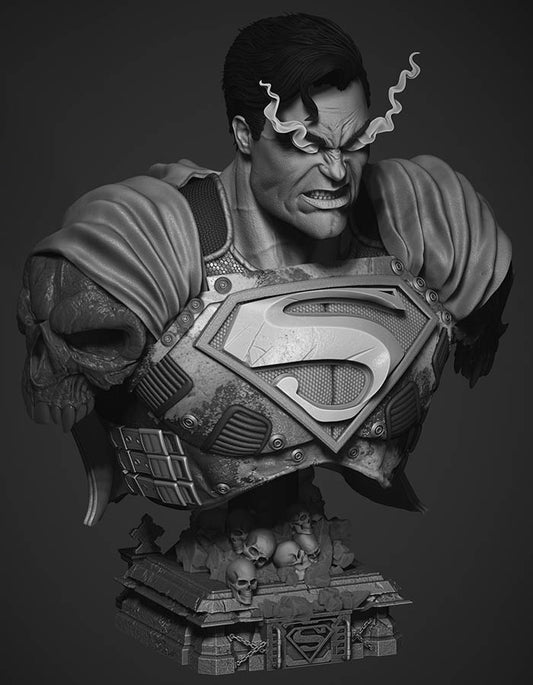 Superman - (Dark Night Bust) - Portrait