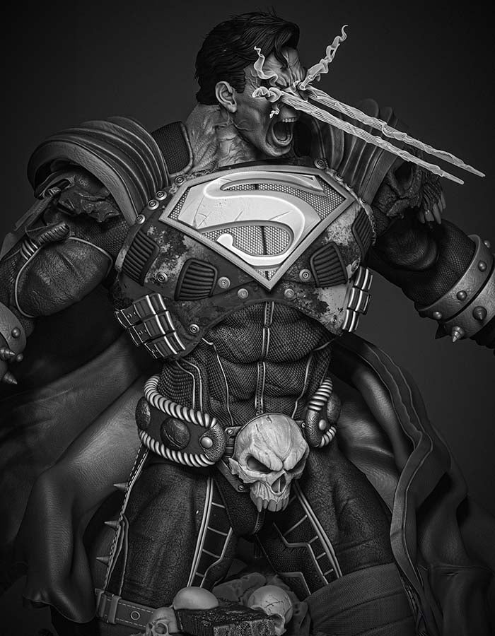 Superman (Dark Night) - Bust