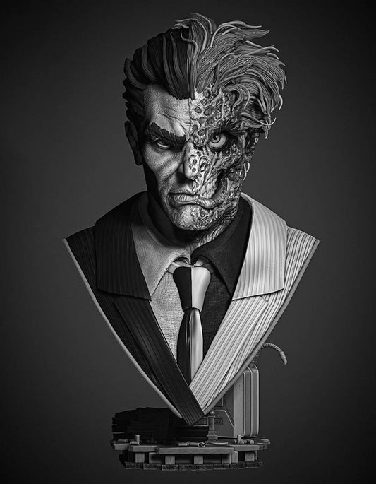 Two Face - Portrait Bust