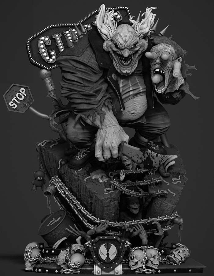 Violator Clown - Sculpture