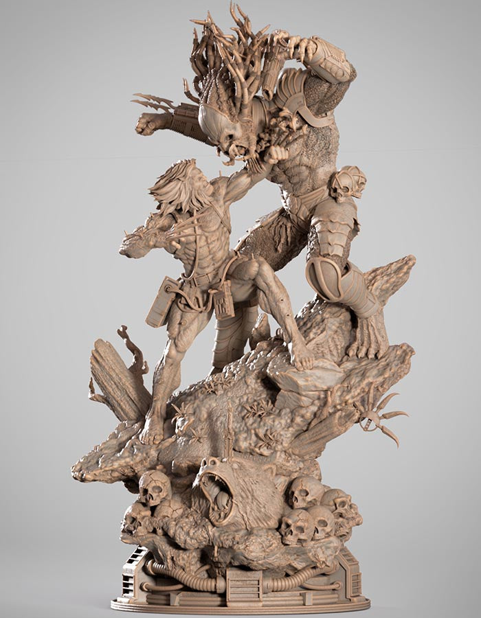 Weapon vs Predator - Diorama