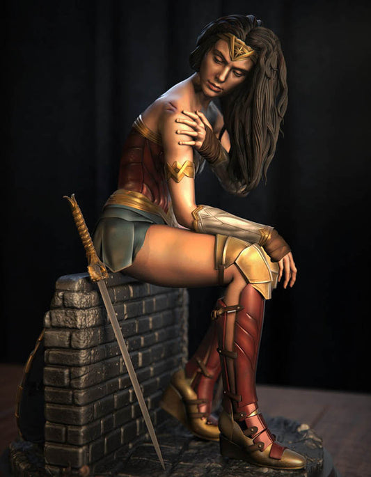 Wonder Woman - (Gal Gadot) - Sculpture