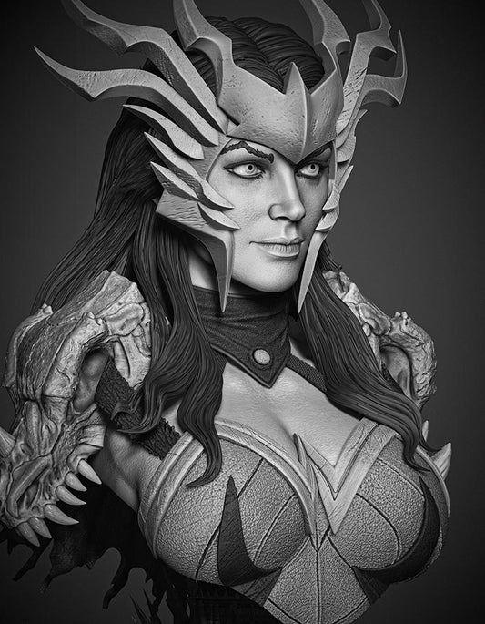 Wonder Woman Death Metal - Bust Portrait