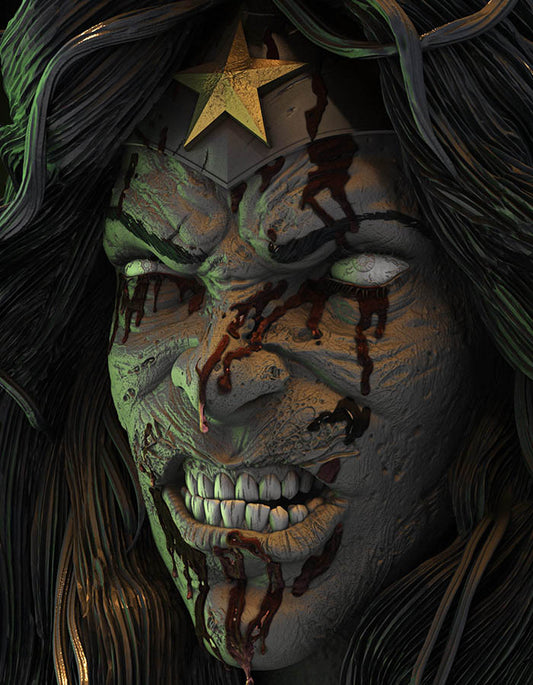 Wonder Woman Zombie - Bust