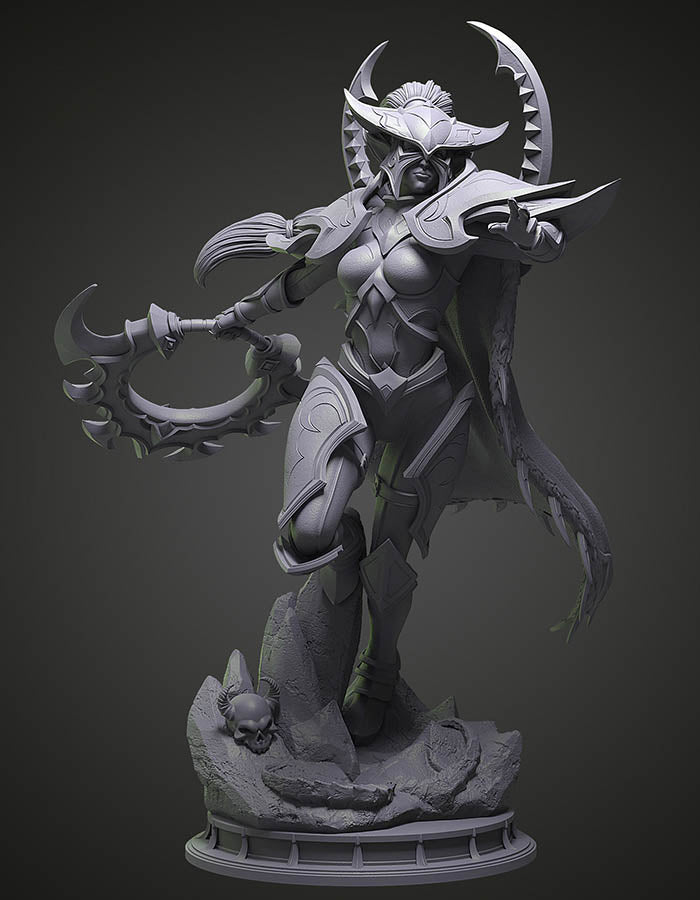 Maiev Shadowsong - Sculpture