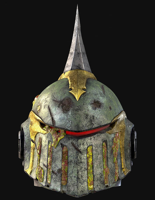 Space Marine - Death Guard - Helmets